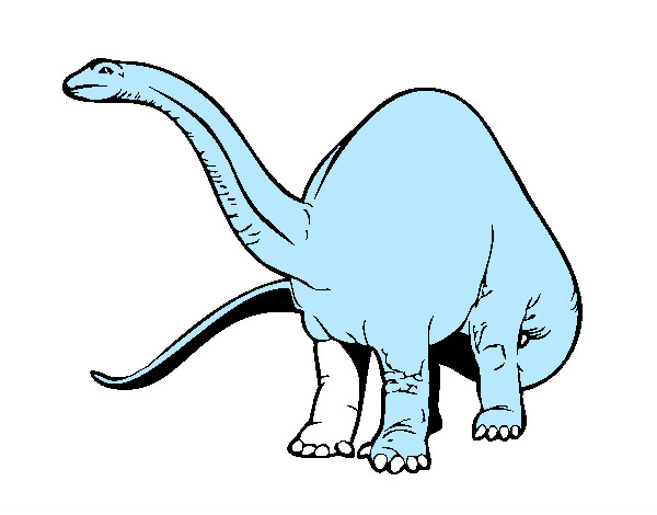Dibujo Braquiosaurio II pintado por Alesan