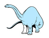 Dibujo Braquiosaurio II pintado por Alesan