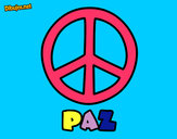 Dibujo Círculo de la paz pintado por aledany03