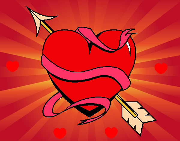 Dibujo Corazón con flecha III pintado por dayandavid