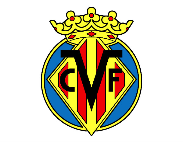 Dibujo Escudo del Villarreal C.F. pintado por 9706240034