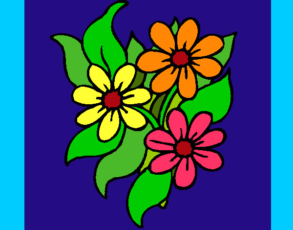Dibujo Florecitas pintado por chiguiline
