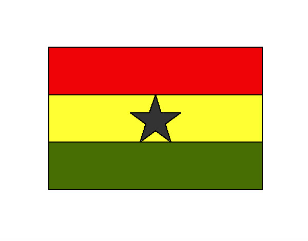 Dibujo Ghana pintado por 9706240034