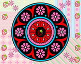 Dibujo Mandala flor pintado por alo20147