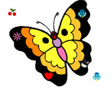 Dibujo Mariposa 13 pintado por Greshel