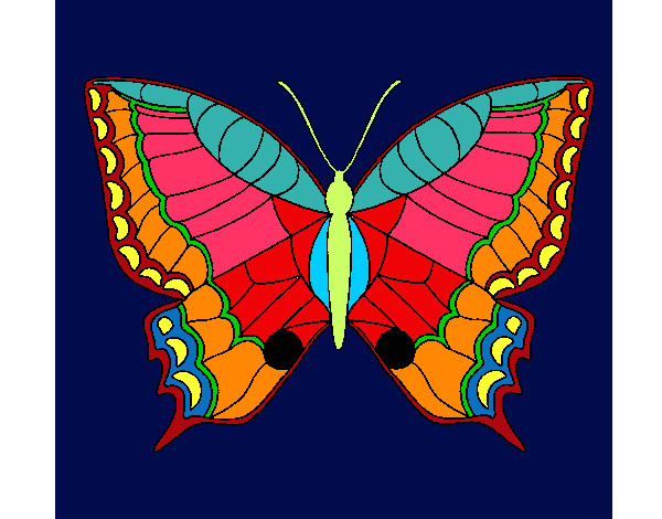 Dibujo Mariposa 16 pintado por chiguiline