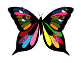 Dibujo Mariposa 8 pintado por Greshel