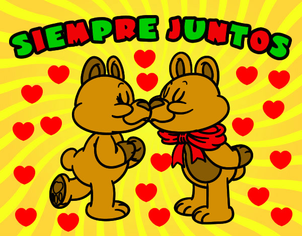 Dibujo Siempre juntos pintado por amina555