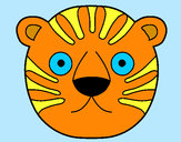 Dibujo Tigre II pintado por salaberry