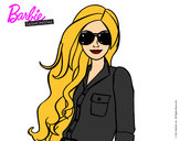 Dibujo Barbie con gafas de sol pintado por Sofia08