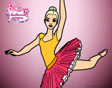 Dibujo Barbie en segundo arabesque pintado por da12306