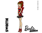 Dibujo Barbie Fashionista 6 pintado por Sofia08