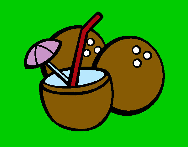 Dibujo Cóctel de coco pintado por james_9