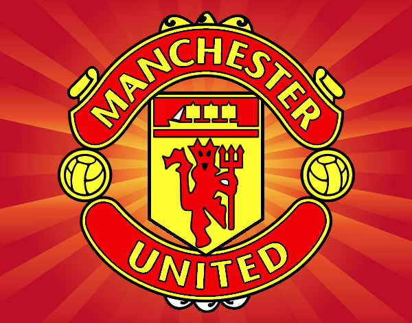 Dibujo Escudo del Manchester United pintado por Moisesrron
