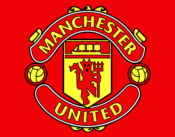 Dibujo Escudo del Manchester United pintado por pierosaez