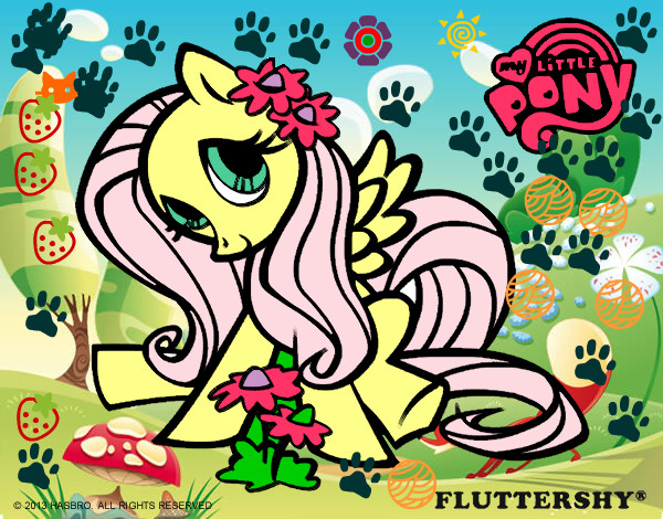 Dibujo Fluttershy pintado por samiratini