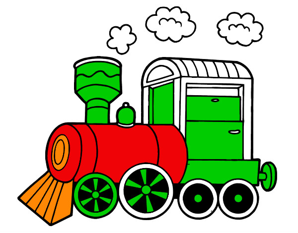 Dibujo Locomotora de vapor pintado por DianaBlan