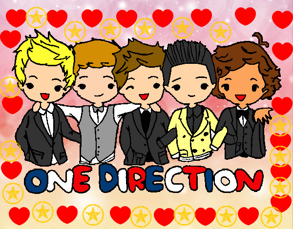 Dibujo One direction pintado por lu12345678