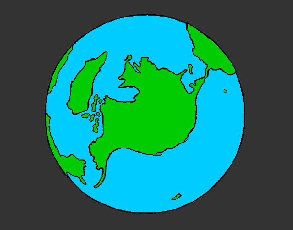 Dibujo Planeta Tierra pintado por Meloki