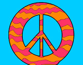Dibujo Símbolo de la paz pintado por simsinita