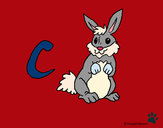 Dibujo Conejo 1 pintado por CamiiPier