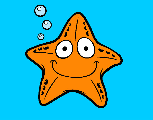 Dibujo Estrella marina pintado por michele846