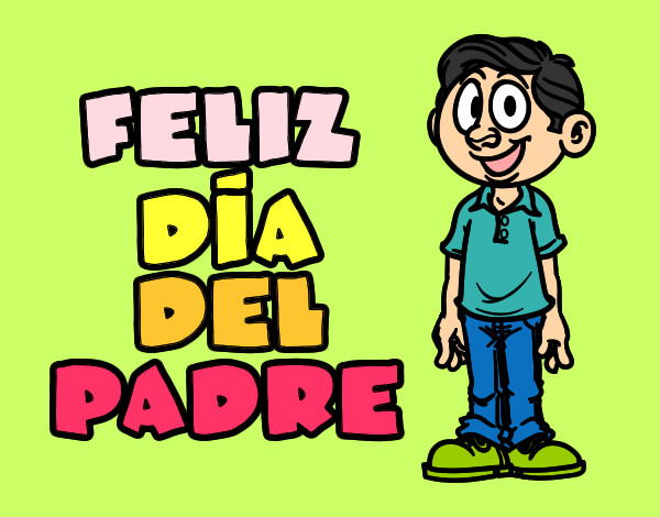 Dibujo Feliz día del padre pintado por ru_82