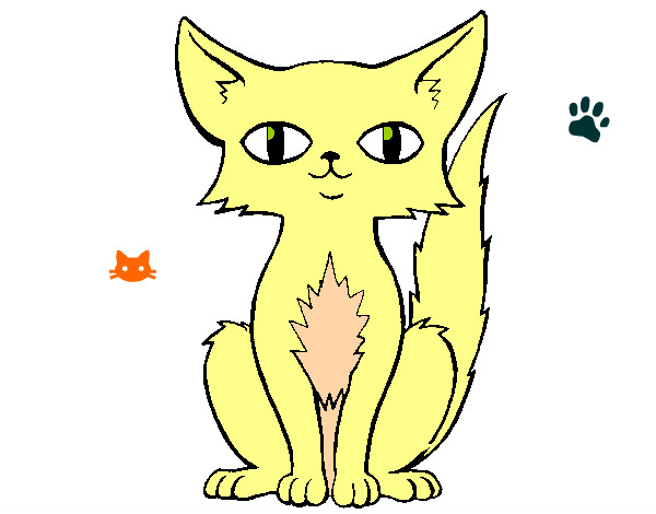 Dibujo Gato persa pintado por Narut