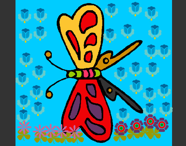 Dibujo Mariposa 12 pintado por mayrim