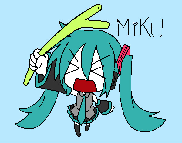 Dibujo de Miku pintado por Kawai en Dibujos net el día 21 03 14 a las