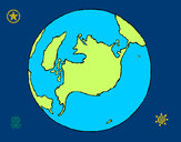 Dibujo Planeta Tierra pintado por Sofi2014