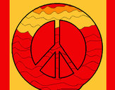 Dibujo Símbolo de la paz pintado por SAMUEL14