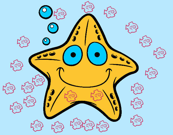 Dibujo Estrella marina pintado por xila2