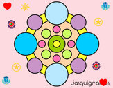 Dibujo Mandala con redondas pintado por TAKEN