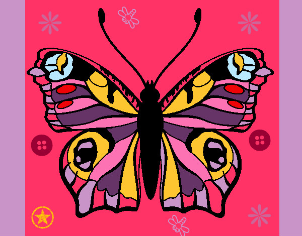Dibujo Mariposa 20 pintado por Candy00003