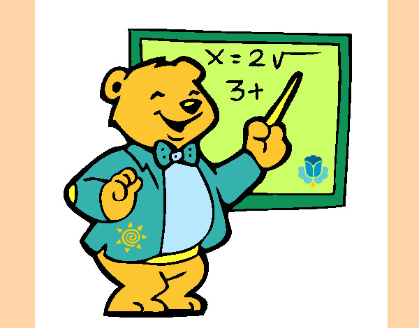 Dibujo Profesor oso pintado por Candy00003