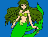 Dibujo Sirena pintado por SJSXP