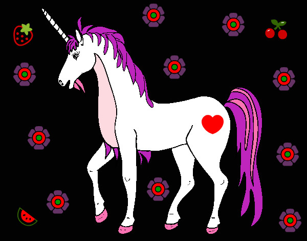 Dibujo Unicornio II pintado por fannitxu