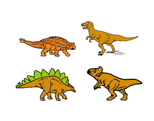 Dibujo Dinosaurios de tierra pintado por ivanmoren