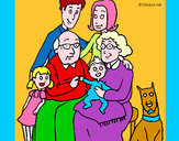 Dibujo Familia pintado por biki_2014 