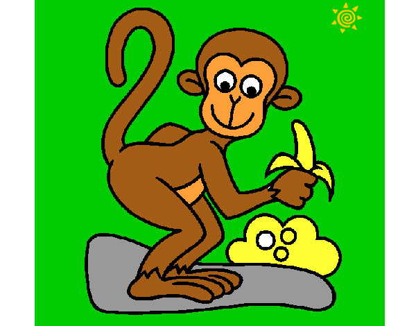 Dibujo Mono pintado por Megara24