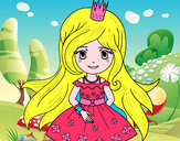 Dibujo Princesa primavera pintado por arisale