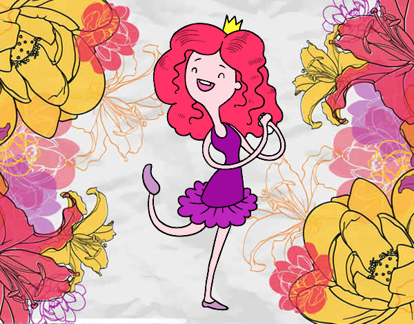 Dibujo Princesa simpática pintado por gumi1chibi