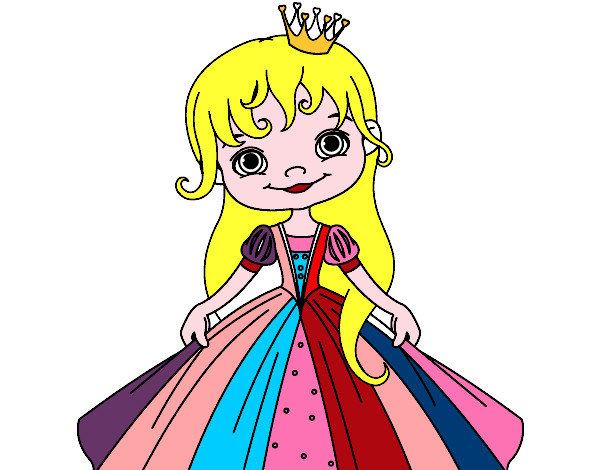 Dibujo Princesita pintado por GIMARYAN