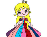Dibujo Princesita pintado por GIMARYAN