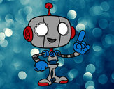 Dibujo Robot simpático pintado por aabbcc