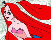 Dibujo Sirenita Ariel pintado por bobesponji