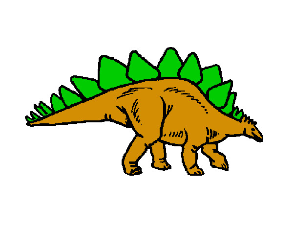 Dibujo Stegosaurus pintado por ivanmoren
