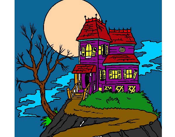 Dibujo Casa encantada pintado por chiguiline