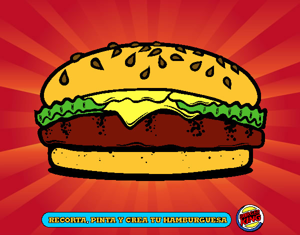Dibujo Crea tu hamburguesa pintado por nh13mg01